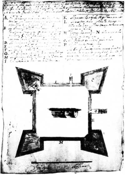 Construction plan, 1677
