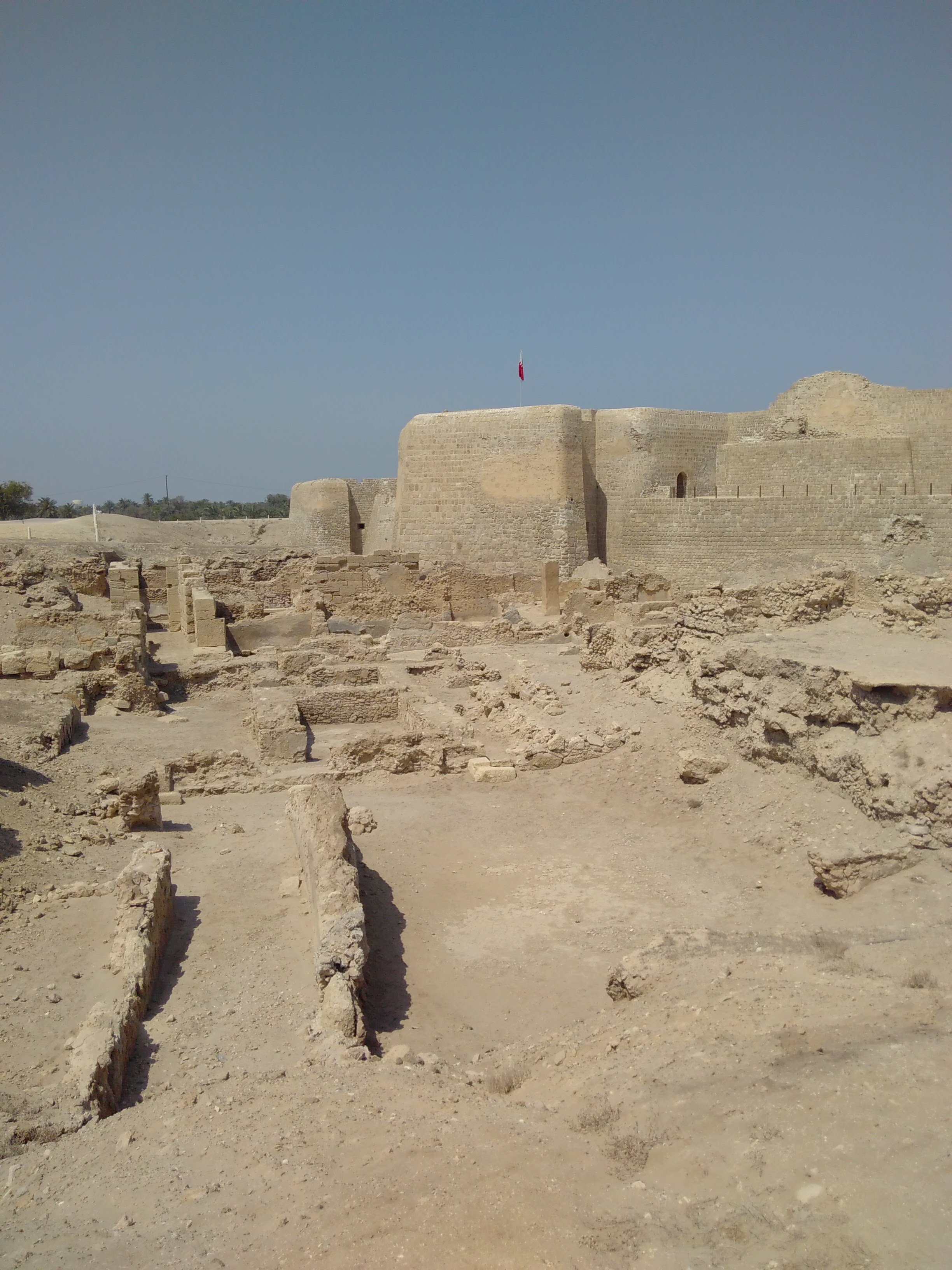 Bahrain Fort — architectural view