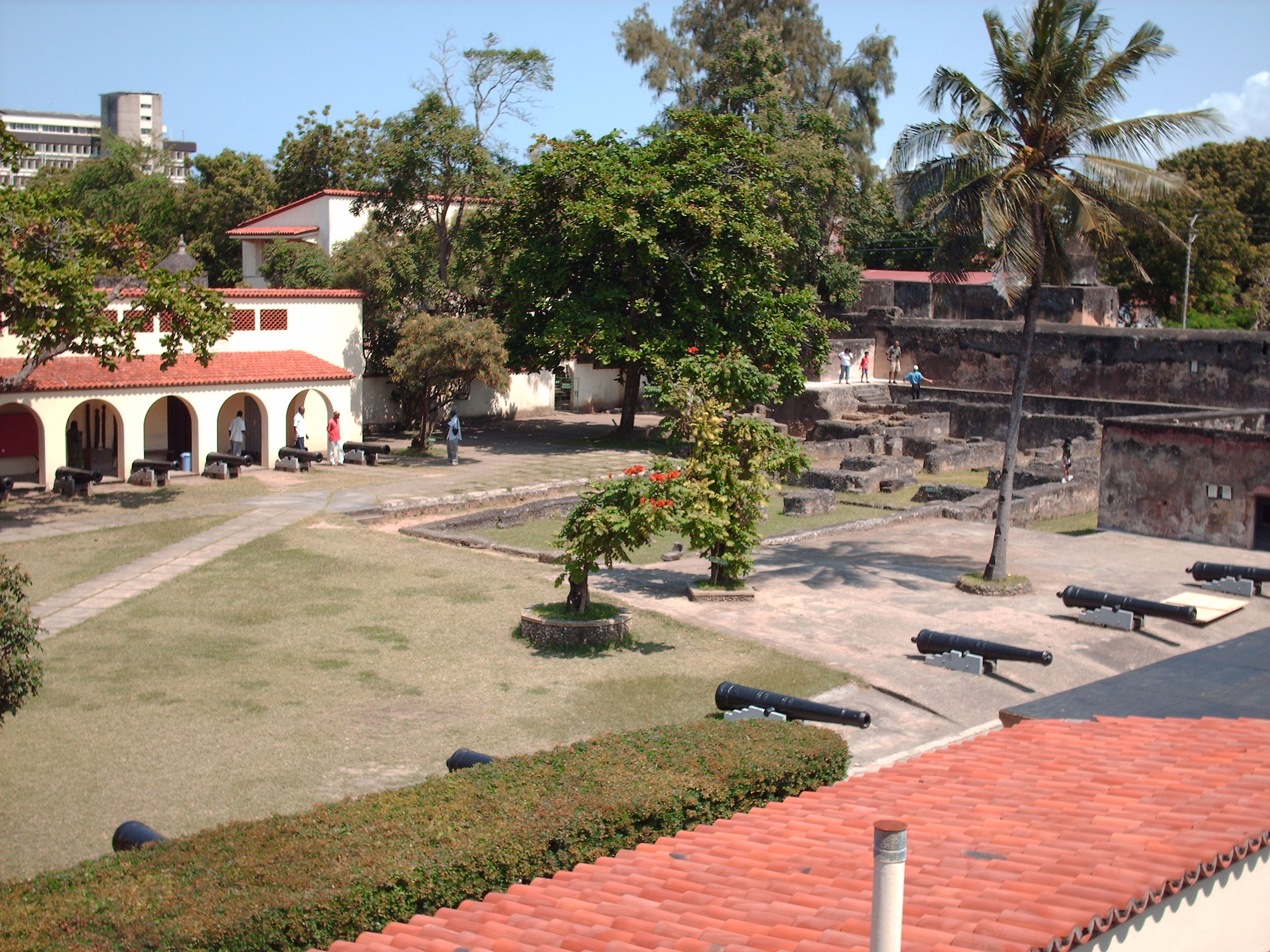 Inside Fort Jesus, Mombasa